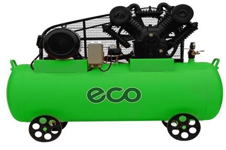Компрессор ECO AE 3002- производительность 1300 л/мин, 13 атм, поршневой, масляный, ресивер на 300 литров, 380 В, мощность 7.50 кВт
