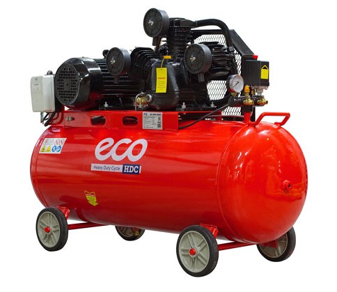 Компрессор ECO AE-1500-30HD- производительность 530 л/мин,  давление 8 атм, поршневой, масляный, ресивер 150 л,  напряжение 380 В, напряжение 3.00 кВт