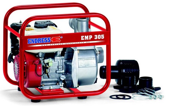 Мотопомпа ENDRESS EMP 305-применяется для очистки слабозагрезненных вод